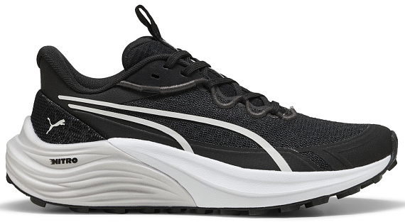 Кроссовки женские Puma Electrify Nitro 4 Trail Black/Feather Gray/White - Фото 1 большая