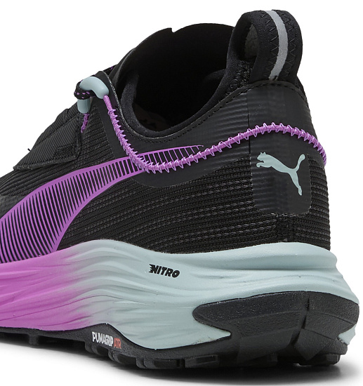 Кроссовки женские Puma Voyage Nitro 3 Black/Pure Magenta/Modern Mint - Фото 3 большая
