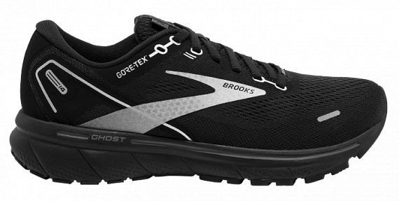 Кроссовки женские Brooks Ghost 14 Gtx Black/Blackened Pearl - Фото 1 большая