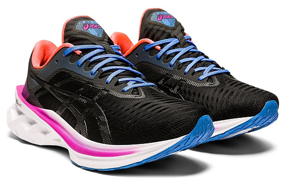 Кроссовки женские ASICS Novablast Black/Black - Фото 8 большая