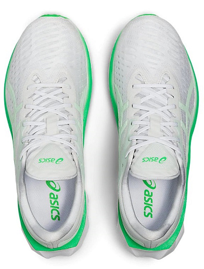 Кроссовки женские ASICS Novablast White/Mint Tint - Фото 4 большая