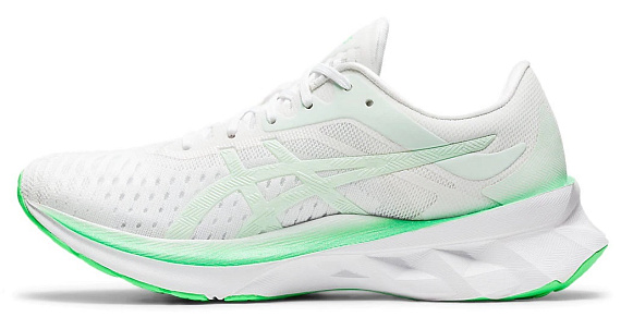 Кроссовки женские ASICS Novablast White/Mint Tint - Фото 6 большая