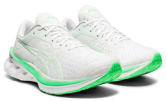 Кроссовки женские ASICS Novablast White/Mint Tint - Фото 8 большая