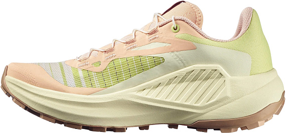 Кроссовки женские Salomon Genesis Almond Cream/Transparent Yellow/Sunny Lime - Фото 3 большая