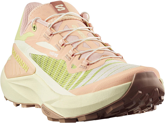Кроссовки женские Salomon Genesis Almond Cream/Transparent Yellow/Sunny Lime - Фото 5 большая