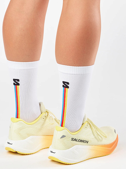 Кроссовки женские Salomon Aero Blaze 3 Transparent Yellow/White/Nectarine - Фото 3 большая