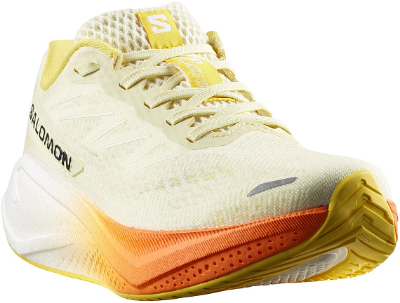 Кроссовки женские Salomon Aero Blaze 3 Transparent Yellow/White/Nectarine - Фото 4 большая