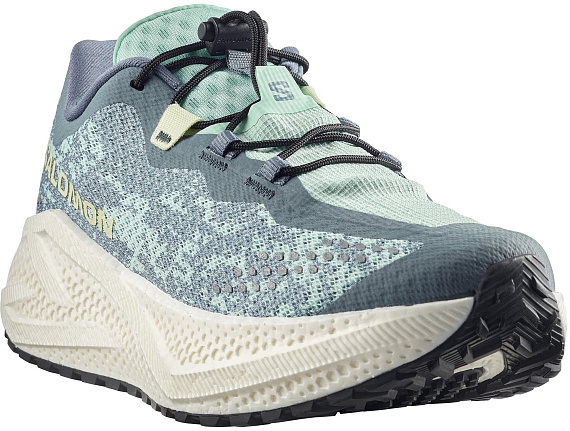 Кроссовки женские Salomon Aero Glide 4 Grvl Stormy Weather/Lichen/Vanilla Ice - Фото 5 большая