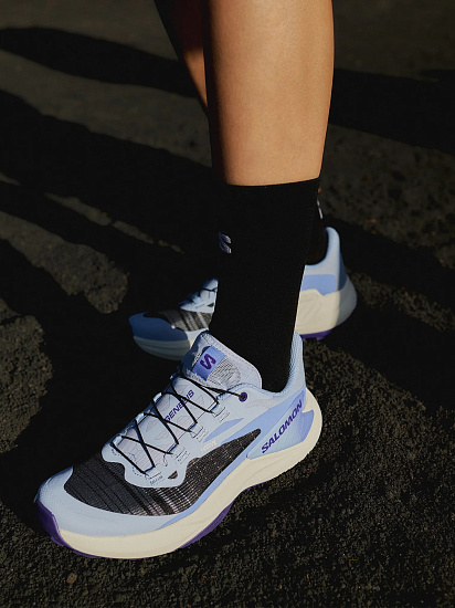 Кроссовки женские Salomon Genesis Brunnera Blue/Persian Jewel/Deep Blue - Фото 3 большая