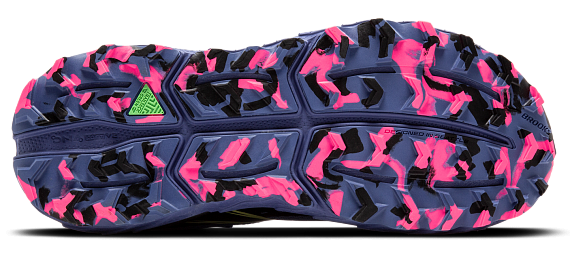 Кроссовки женские Brooks Cascadia 18 Gtx Grey Blue/Black/Pink - Фото 4 большая