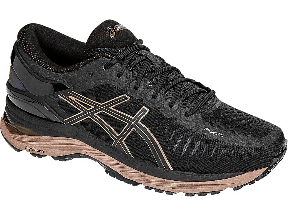 Кроссовки женские ASICS MetaRun Black/Onyx/Rose Gold - Фото 6 большая