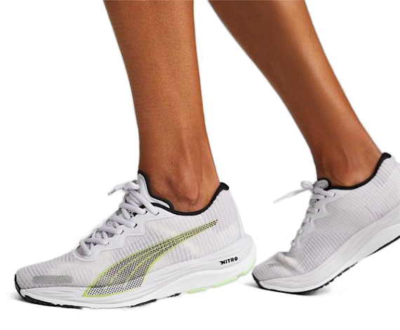 Кроссовки женские Puma Velocity Nitro 2 Fade Spring Lavender/Puma Black/Fizzy Lime - Фото 7 большая