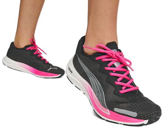 Кроссовки женские Puma Velocity Nitro 2 Fade Puma Black/Ravish/Puma Silver - Фото 7 большая