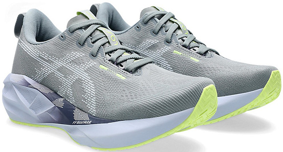Кроссовки женские ASICS Novablast 5 Gravel/Blue Fade - Фото 8 большая
