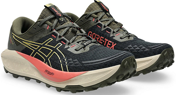 Кроссовки женские ASICS Gel-Trabuco 13 Gtx Black/Lemongrass - Фото 8 большая