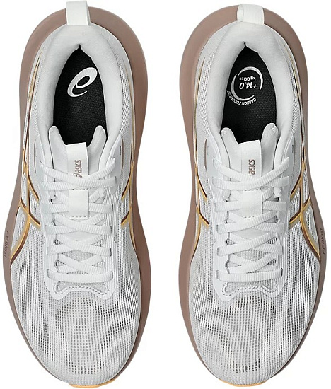 Кроссовки женские ASICS Gt-1000 14 White/Rubble Red - Фото 2 большая