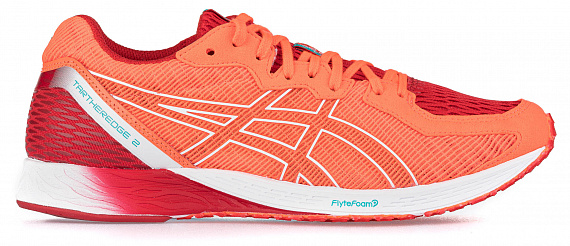 Кроссовки женские ASICS Tartheredge 2 Sunrise Red/White - Фото 1 большая