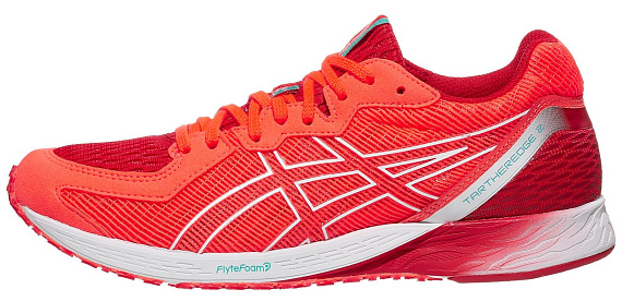 Кроссовки женские ASICS Tartheredge 2 Sunrise Red/White - Фото 6 большая
