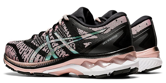 Кроссовки женские ASICS Gel-Kayano 27 Mk Black/Ginger Peach - Фото 5 большая