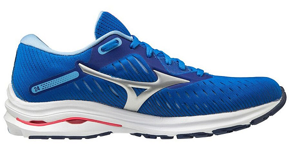 Кроссовки женские Mizuno Wave Rider 24 Син/Гол/Роз - Фото 5 большая