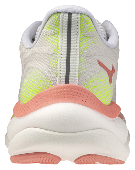 Кроссовки женские Mizuno Wave Sky 9 GF White/Desert Flower/Lime Pu - Фото 6 большая