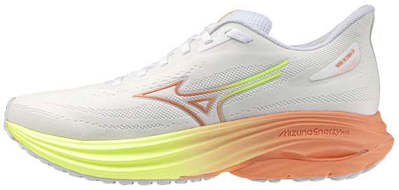 Кроссовки женские Mizuno Wave Ultima 17 White/Desert Flower/Lime Pulp - Фото 2 большая