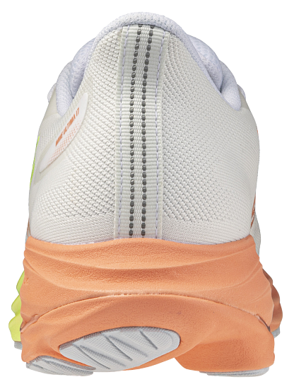 Кроссовки женские Mizuno Wave Ultima 17 White/Desert Flower/Lime Pulp - Фото 6 большая