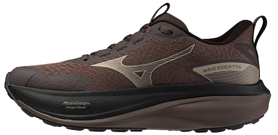 Кроссовки женские Mizuno Wave Rider Tt 4 Peppercorn/Simply Taupe/Black - Фото 2 большая