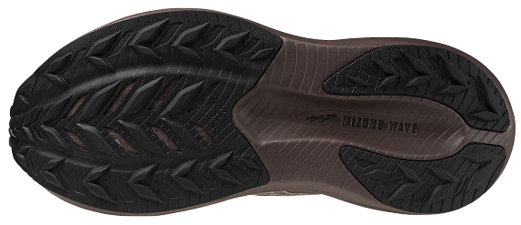 Кроссовки женские Mizuno Wave Rider Tt 4 Peppercorn/Simply Taupe/Black - Фото 3 большая