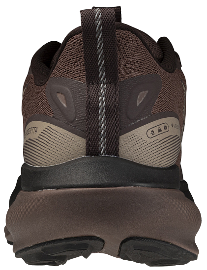 Кроссовки женские Mizuno Wave Rider Tt 4 Peppercorn/Simply Taupe/Black - Фото 6 большая