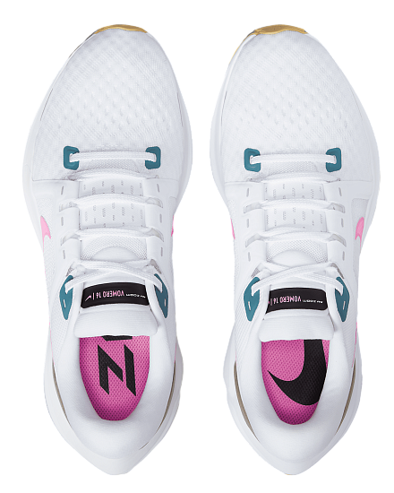Кроссовки женские Nike Air Zoom Vomero 16 White/Pink Spell-Noise Aqua - Фото 3 большая