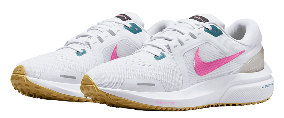 Кроссовки женские Nike Air Zoom Vomero 16 White/Pink Spell-Noise Aqua - Фото 4 большая