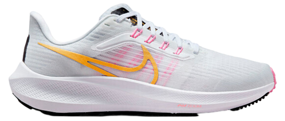 Кроссовки женские Nike Air Zoom Pegasus 39 White/Wheat Gold-Pure Platinum - Фото 2 большая