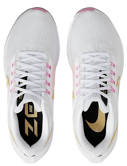 Кроссовки женские Nike Air Zoom Pegasus 39 White/Wheat Gold-Pure Platinum - Фото 3 большая