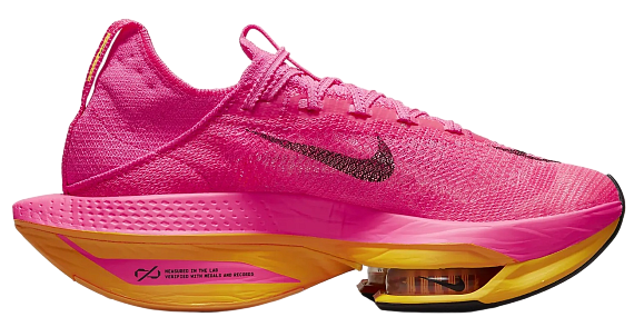 Кроссовки женские Nike Air Zoom Alphafly Next% FK 2 Hyper Pink/Black-Laser Orange - Фото 2 большая