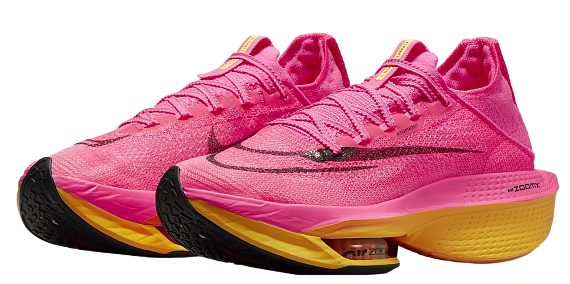Кроссовки женские Nike Air Zoom Alphafly Next% FK 2 Hyper Pink/Black-Laser Orange - Фото 4 большая
