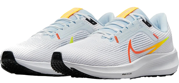 Кроссовки женские Nike Air Zoom Pegasus 40 White/Picante Red-Blue Tint - Фото 3 большая