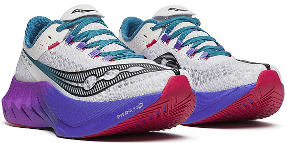 Кроссовки женские Saucony Endorphin Pro 4 White/Shadow - Фото 2 большая