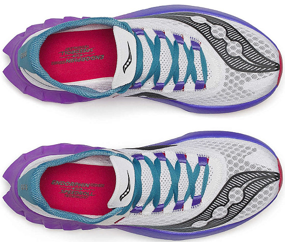 Кроссовки женские Saucony Endorphin Pro 4 White/Shadow - Фото 5 большая