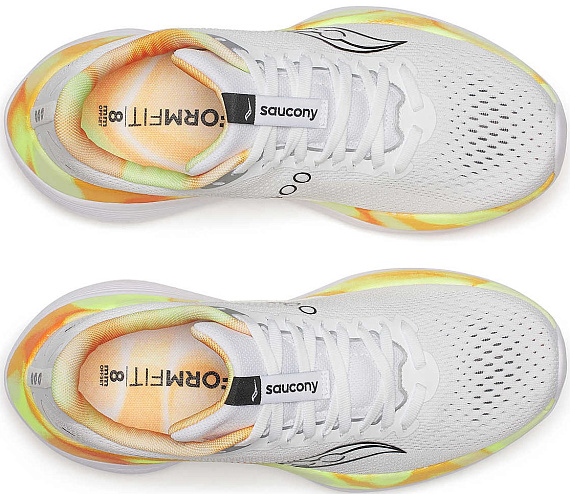 Кроссовки женские Saucony Endorphin Trainer White/Black - Фото 5 большая