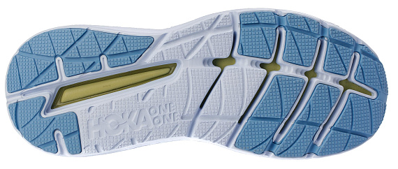 Кроссовки женские Hoka Elevon Placid Blue/Lime Sherbet - Фото 3 большая