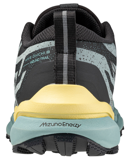Кроссовки женские Mizuno Wave Daichi 8 Aquifer/Black Oyster/Sunshine - Фото 4 большая