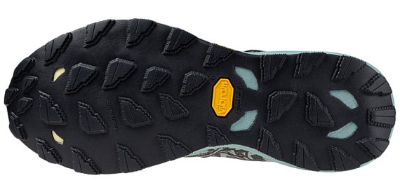 Кроссовки женские Mizuno Wave Daichi 8 Aquifer/Black Oyster/Sunshine - Фото 5 большая