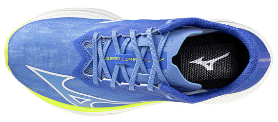 Кроссовки женские Mizuno Wave Rebellion Flash 3 Ultramarine/Dazzling Blue/Fort - Фото 3 большая