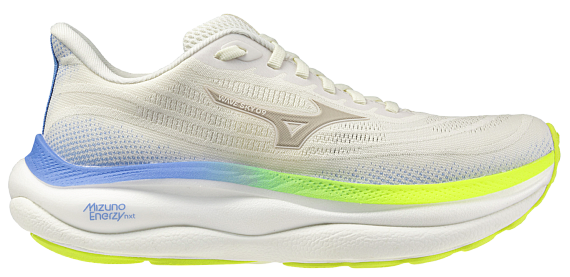 Кроссовки женские Mizuno Wave Sky 9 Snow White/Silver Birch/Ultram - Фото 1 большая