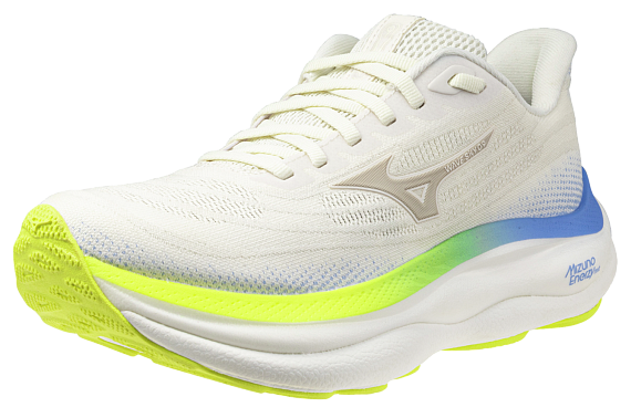 Кроссовки женские Mizuno Wave Sky 9 Snow White/Silver Birch/Ultram - Фото 5 большая