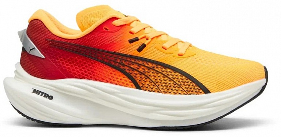 Кроссовки женские Puma Deviate Nitro 3 Fizzy Apple/White/Bluemazing - Фото 1 большая