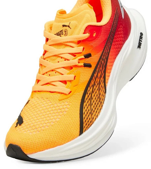 Кроссовки женские Puma Deviate Nitro 3 Fizzy Apple/White/Bluemazing - Фото 2 большая