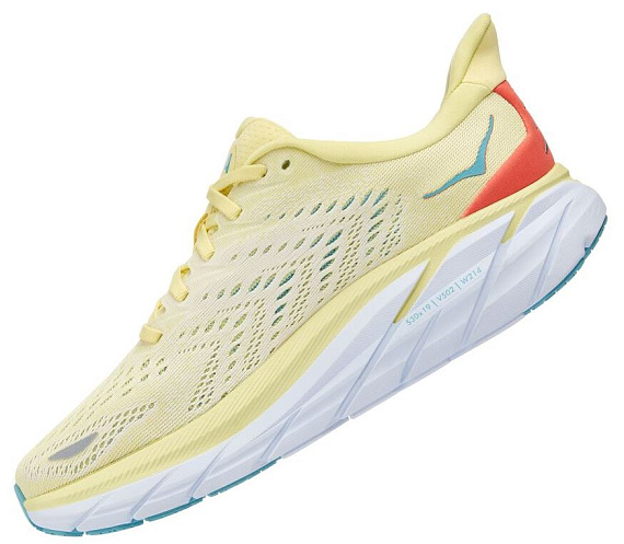 Кроссовки женские Hoka Clifton 8 Yellow Pear/Sweet Corn - Фото 3 большая