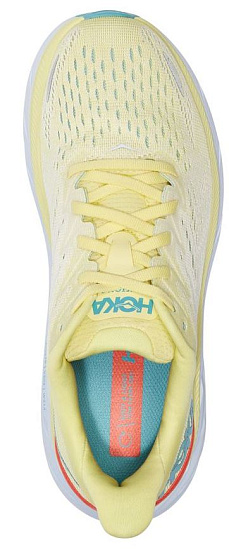 Кроссовки женские Hoka Clifton 8 Yellow Pear/Sweet Corn - Фото 4 большая